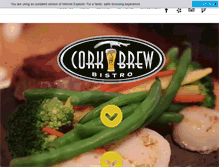 Tablet Screenshot of corknbrew.com